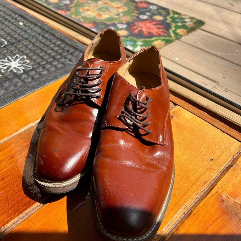 Classic Brown Leather Men's Shoes